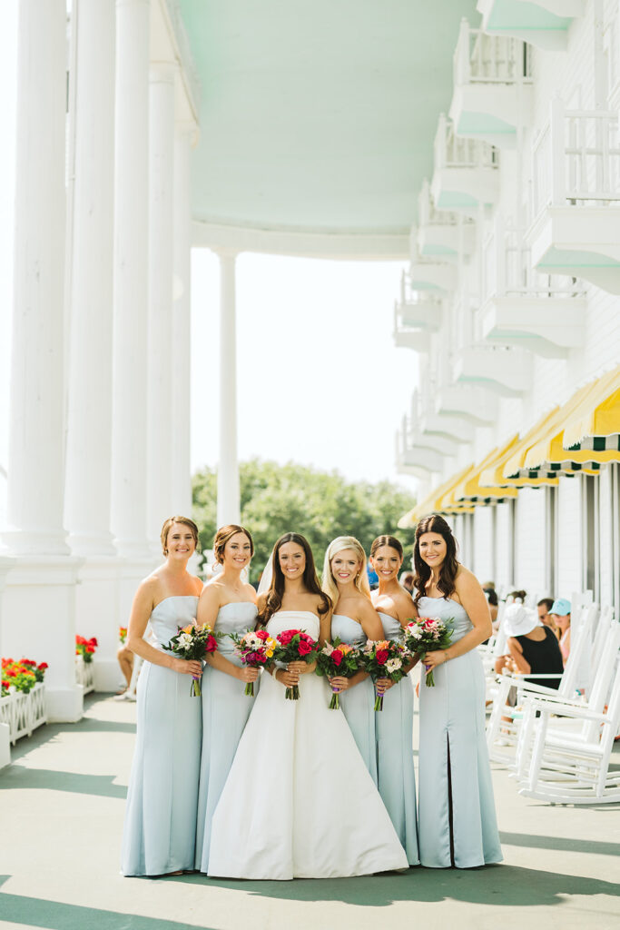 Mackinac Island wedding at Grand Hotel